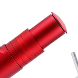 Maxbell Bike Fork Shaft Extender Bike Handlebar Height Adapter for Mountain Bike red 12cmx3.5cm