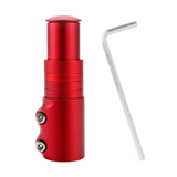 Maxbell Bike Fork Shaft Extender Bike Handlebar Height Adapter for Mountain Bike red 12cmx3.5cm