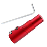 Maxbell Bike Fork Shaft Extender Bike Handlebar Height Adapter for Mountain Bike red 12cmx3.5cm