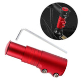 Maxbell Bike Fork Shaft Extender Bike Handlebar Height Adapter for Mountain Bike red 12cmx3.5cm