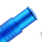 Maxbell Bike Fork Shaft Extender Bike Handlebar Height Adapter for Mountain Bike blue 12cmx3.5cm