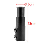 Maxbell Bike Fork Shaft Extender Bike Handlebar Height Adapter for Mountain Bike black 12cmx3.5cm