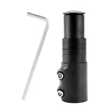 Maxbell Bike Fork Shaft Extender Bike Handlebar Height Adapter for Mountain Bike black 12cmx3.5cm