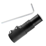 Maxbell Bike Fork Shaft Extender Bike Handlebar Height Adapter for Mountain Bike black 12cmx3.5cm