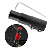 Maxbell Bike Fork Shaft Extender Bike Handlebar Height Adapter for Mountain Bike black 12cmx3.5cm