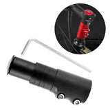 Maxbell Bike Fork Shaft Extender Bike Handlebar Height Adapter for Mountain Bike black 12cmx3.5cm