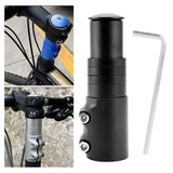Maxbell Bike Fork Shaft Extender Bike Handlebar Height Adapter for Mountain Bike black 12cmx3.5cm