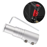Maxbell Bike Fork Shaft Extender Bike Handlebar Height Adapter for Mountain Bike Argent 12cmx3.5cm