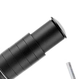Maxbell Bike Fork Shaft Extender Bike Handlebar Height Adapter for Mountain Bike black 13cmx3.5cm