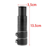 Maxbell Bike Fork Shaft Extender Bike Handlebar Height Adapter for Mountain Bike black 13cmx3.5cm