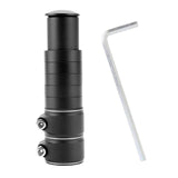 Maxbell Bike Fork Shaft Extender Bike Handlebar Height Adapter for Mountain Bike black 13cmx3.5cm