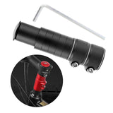 Maxbell Bike Fork Shaft Extender Bike Handlebar Height Adapter for Mountain Bike black 13cmx3.5cm