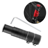 Maxbell Bike Fork Shaft Extender Bike Handlebar Height Adapter for Mountain Bike black 13cmx3.5cm