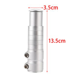 Maxbell Bike Fork Shaft Extender Bike Handlebar Height Adapter for Mountain Bike Argent 13cmx3.5cm