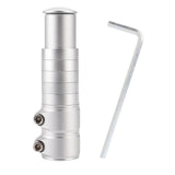 Maxbell Bike Fork Shaft Extender Bike Handlebar Height Adapter for Mountain Bike Argent 13cmx3.5cm
