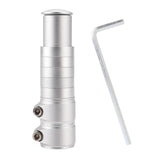 Maxbell Bike Fork Shaft Extender Bike Handlebar Height Adapter for Mountain Bike Argent 13cmx3.5cm