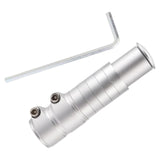Maxbell Bike Fork Shaft Extender Bike Handlebar Height Adapter for Mountain Bike Argent 13cmx3.5cm