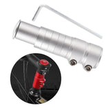 Maxbell Bike Fork Shaft Extender Bike Handlebar Height Adapter for Mountain Bike Argent 13cmx3.5cm