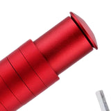 Maxbell Bike Fork Shaft Extender Bike Handlebar Height Adapter for Mountain Bike red 13cmx3.5cm