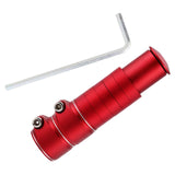 Maxbell Bike Fork Shaft Extender Bike Handlebar Height Adapter for Mountain Bike red 13cmx3.5cm