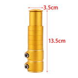 Maxbell Bike Fork Shaft Extender Bike Handlebar Height Adapter for Mountain Bike Aureate 13cmx3.5cm