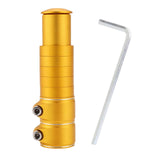 Maxbell Bike Fork Shaft Extender Bike Handlebar Height Adapter for Mountain Bike Aureate 13cmx3.5cm