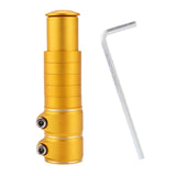 Maxbell Bike Fork Shaft Extender Bike Handlebar Height Adapter for Mountain Bike Aureate 13cmx3.5cm