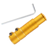 Maxbell Bike Fork Shaft Extender Bike Handlebar Height Adapter for Mountain Bike Aureate 13cmx3.5cm