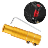 Maxbell Bike Fork Shaft Extender Bike Handlebar Height Adapter for Mountain Bike Aureate 13cmx3.5cm