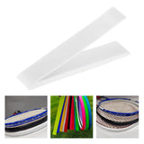 Maxbell Badminton Tennis Racket Head Protector Sticker Frame Protective Tapes Guard White