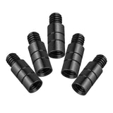 Maxbell 5Pcs Metal Darts Counterweight 2G Darts Weights for Soft and Steel Darts Black