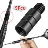 Maxbell 5Pcs Metal Darts Counterweight 2G Darts Weights for Soft and Steel Darts Black