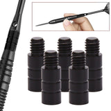 Maxbell 5Pcs Metal Darts Counterweight 2G Darts Weights for Soft and Steel Darts Black