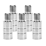 Maxbell 5Pcs Metal Darts Counterweight 2G Darts Weights for Soft and Steel Darts Argent