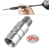 Maxbell 5Pcs Metal Darts Counterweight 2G Darts Weights for Soft and Steel Darts Argent