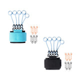 Maxbell Grip Strengthener Finger Gripper Trainer for Bass Players Pianists Blue
