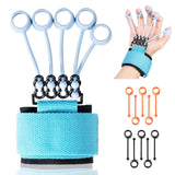 Maxbell Grip Strengthener Finger Gripper Trainer for Bass Players Pianists Blue