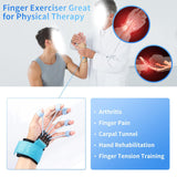 Maxbell Grip Strengthener Finger Gripper Trainer for Bass Players Pianists Blue
