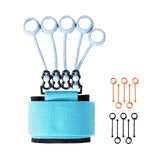 Maxbell Grip Strengthener Finger Gripper Trainer for Bass Players Pianists Blue