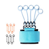 Maxbell Grip Strengthener Finger Gripper Trainer for Bass Players Pianists Blue