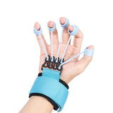 Maxbell Grip Strengthener Finger Gripper Trainer for Bass Players Pianists Blue