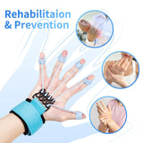 Maxbell Grip Strengthener Finger Gripper Trainer for Bass Players Pianists Blue