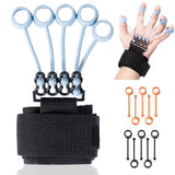 Maxbell Grip Strengthener Finger Gripper Trainer for Bass Players Pianists Black