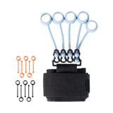 Maxbell Grip Strengthener Finger Gripper Trainer for Bass Players Pianists Black