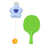 Maxbell Children's Hanging Table Tennis Trainer Exercise Equipment Self Training Blue 1 Paddle