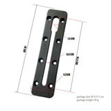 Maxbell Kayak Slide Track Convenient to Install DIY Accessories Rails Bracket for Fishing