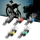 Maxbell 16 in 1 Bike Tire Repair Wrench Tool Multifunctional for Travel Repairing Black