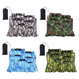 Maxbell 6Pcs Waterproof Dry Bag Portable Roll Top for Canoeing Cycling Gray