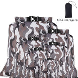 Maxbell 6Pcs Waterproof Dry Bag Portable Roll Top for Canoeing Cycling Gray