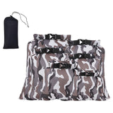 Maxbell 6Pcs Waterproof Dry Bag Portable Roll Top for Canoeing Cycling Gray